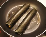 夕飯＆お弁当＊鶏ひき肉のり巻き作り方5写真