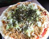 スーパーのピザで納豆ピザ。作り方4写真