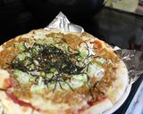 スーパーのピザで納豆ピザ。作り方5写真