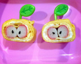 幼稚園お弁当☆カニかま卵焼き りんご作り方4写真