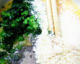 ほうれん草の粉チーズオムレツ作り方3写真