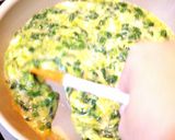 ほうれん草の粉チーズオムレツ作り方4写真