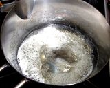 黄のチョコバナナケーキ　蜂蜜クリーム作り方11写真