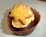 黄のチョコバナナケーキ　蜂蜜クリーム作り方23写真