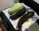ナスとリンゴ酢のオリーブオイル漬け作り方1写真
