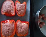 大きいピーマンの肉詰め作り方7写真