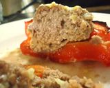 大きいピーマンの肉詰め作り方11写真