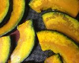 フライパンでじっくり焼いた南瓜とベーコン作り方3写真