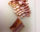 フライパンでじっくり焼いた南瓜とベーコン作り方4写真