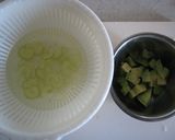 バジル風味のポテトとアボカドのサラダ作り方1写真