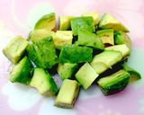 ハーブ塩豆腐とアボカドのピンチョス作り方6写真