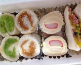 カニカマ＆チーズぐるぐるサンド作り方4写真