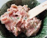 茄子の鶏ミンチ挟み焼き作り方1写真