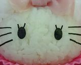 リボンキティちゃん☆キャラ弁作り方1写真
