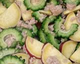 ⭐さつまいも・ゴーヤ⭐バター 醤油炒め♪作り方5写真