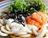 夏バテにお勧め♬冷やかけ明太とろろうどん作り方4写真