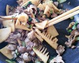 白ごはんで簡単♪豚肉と竹の子の混ぜご飯作り方7写真