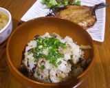 白ごはんで簡単♪豚肉と竹の子の混ぜご飯作り方10写真