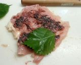 鶏胸肉の梅肉蒸し作り方3写真