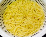 イカゲソとトマトソースのパスタ(仮)作り方7写真
