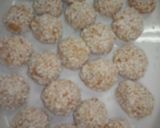 台湾料理:真珠丸_エビ挽肉団子の蒸し焼き作り方5写真