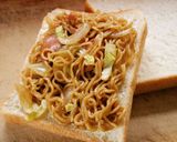 食パンで作る＾＾焼きそばサンド♪作り方3写真