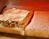 食パンで作る＾＾焼きそばサンド♪作り方4写真