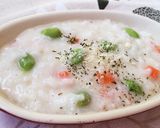 栄養満点！枝豆のミルクチーズリゾット作り方5写真