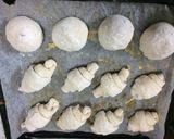 種なし葡萄とチーズのロールパン作り方2写真