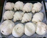 種なし葡萄とチーズのロールパン作り方4写真