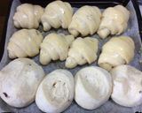 種なし葡萄とチーズのロールパン作り方5写真