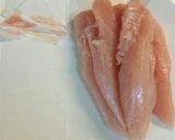 鶏胸肉の梅肉チーズ巻きフライ作り方1写真