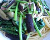 野菜たっぷりほうれん草とナスのスパゲティ作り方7写真