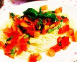 トマトとバジルの冷製パスタ作り方6写真