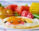 目玉焼きアートdeピカチュウ☆キャラ弁作り方8写真