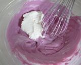 簡単♪むらさき芋のレアチーズケーキ作り方11写真