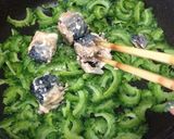 苦味無し★鯖缶高野豆腐ゴーヤチャンプルー作り方8写真