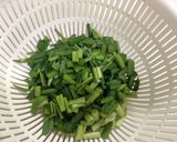 絶品☆味噌風味のニラお焼き作り方1写真