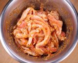 行列の定食屋🍚豚バラピーマンのピリ辛みそ漬け炒め作り方1写真