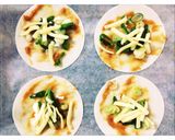 餃子の皮のネギ味噌オイル焼き作り方3写真
