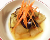 簡単♬火要らず！茄子と冬瓜の煮浸し風作り方6写真
