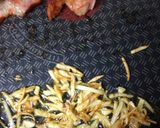 フライパンでじっくり焼いた南瓜とベーコン作り方8写真