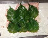 鶏肉ハム(大葉・チーズ)作り方2写真