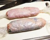 鶏肉ハム(大葉・チーズ)作り方4写真