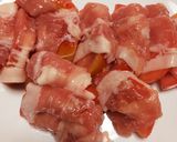 塩麹漬トマトの肉巻き作り方2写真