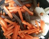 簡単♪子供向け 鶏肉入りきんぴらごぼう作り方2写真