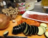 秋味♪具だくさんミネストローネ作り方1写真