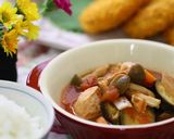 秋味♪具だくさんミネストローネ作り方3写真