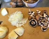 おいしすぎる〜マッシュルーム・スープ作り方1写真