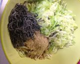 塩昆布で簡単★もやしとキャベツのサラダ作り方4写真